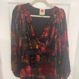 Farm Rio Velvet Dress